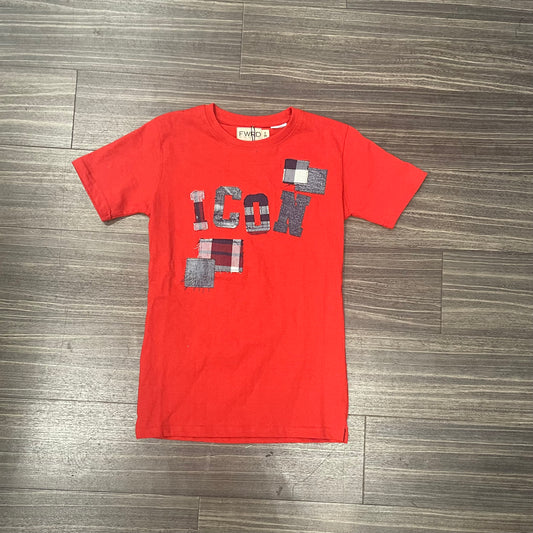 Kids Rugged Plaid Shirt/Red