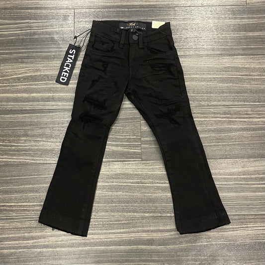 Kids Stacked Jeans JC - Black