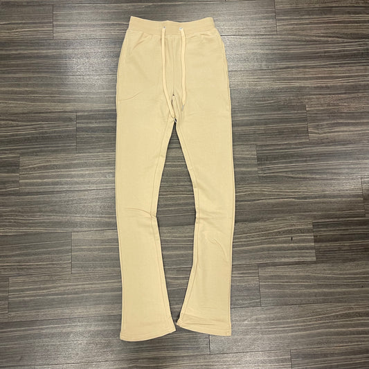Super Stacked Joggers/Tan