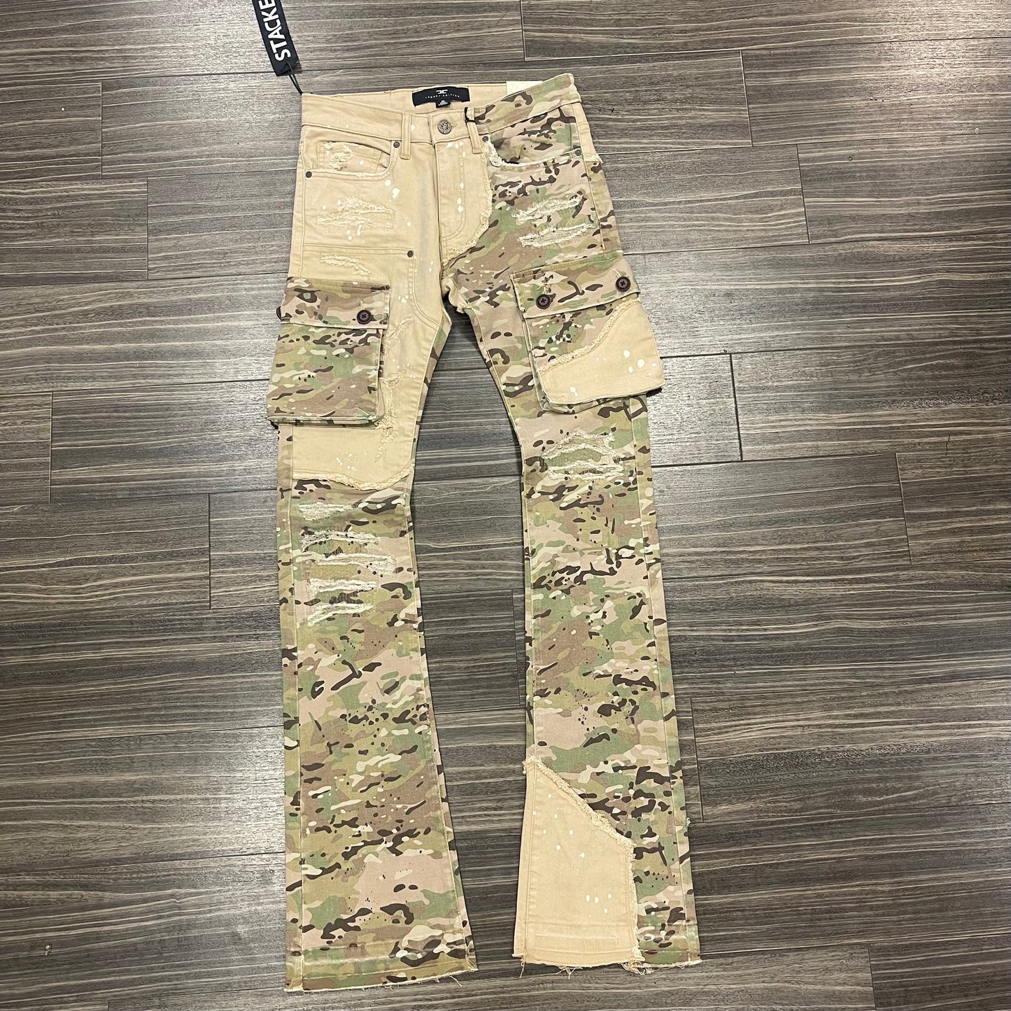 Ross Stacked Jeans/Camo 2.0