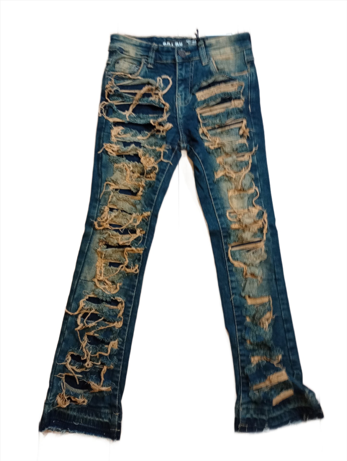 Rip/Repair Stacked Jeans
