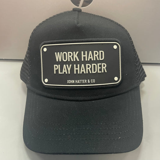 Trucker WORK HARD Snap Back