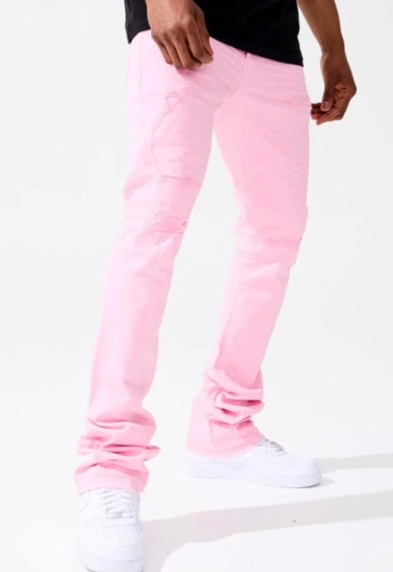 JC Super Stacked Jeans - Pink