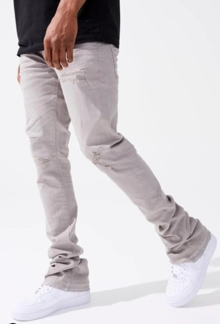 JC Super Stacked Jeans - Gray