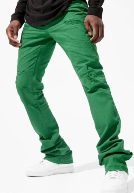 JC Super Stacked Jeans - Green