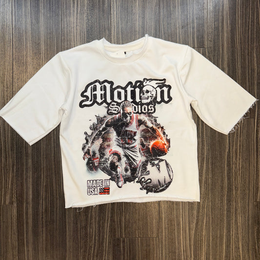 Too Much Motion Crop Shirt