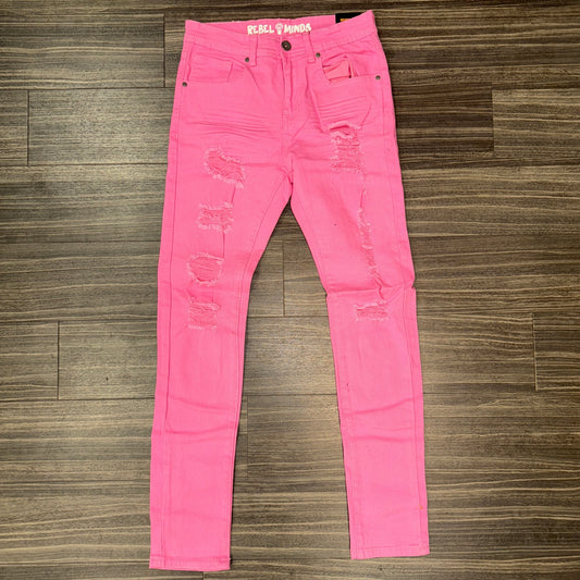 Twill Pink Jeans