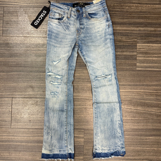 JC Iced Lager Stacked Jeans