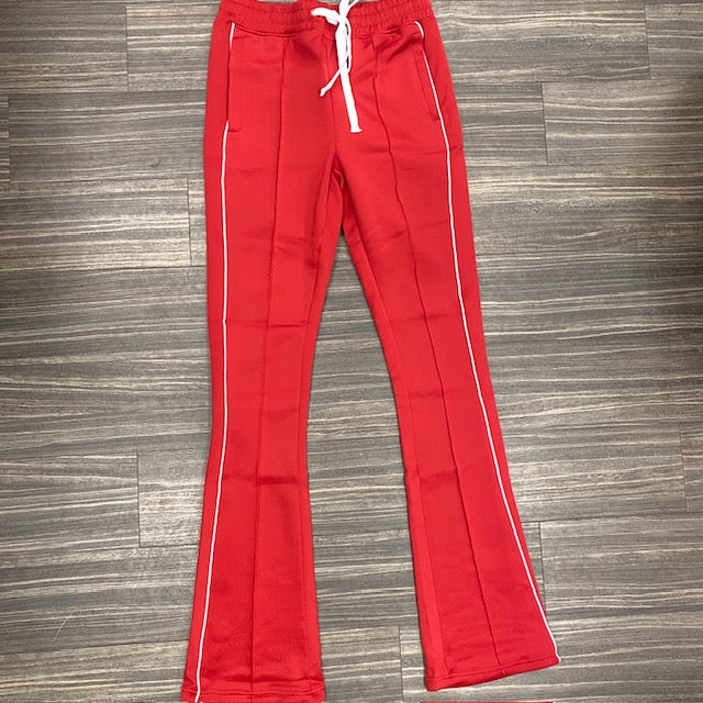 RM Stacked Joggers – Red