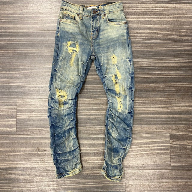 Kids Rouched Jeans Lt. Tint