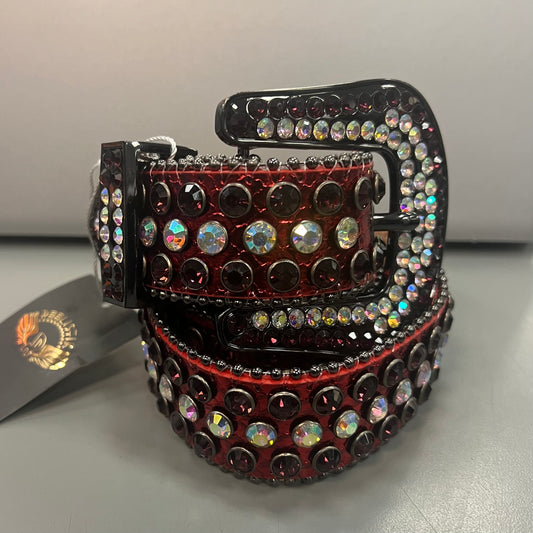 Red Snake Amethyst & Crystal Belt