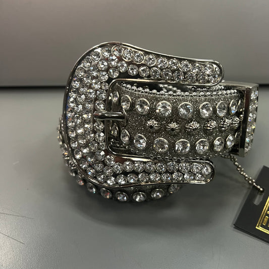 Elite Studded Siver Belt