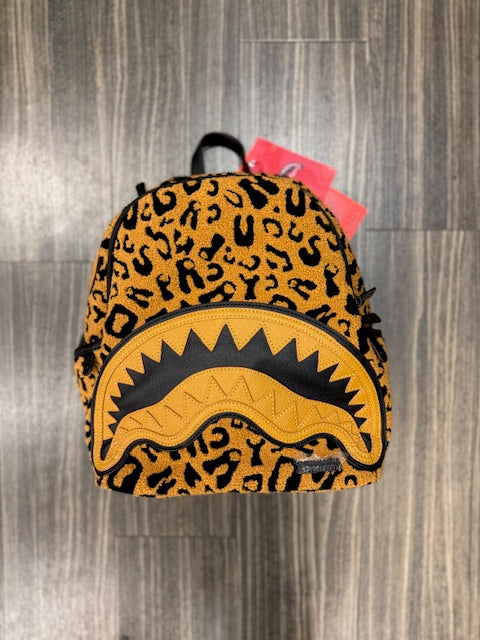 CHEETAH CHENILLE SAVAGE BACKPACK