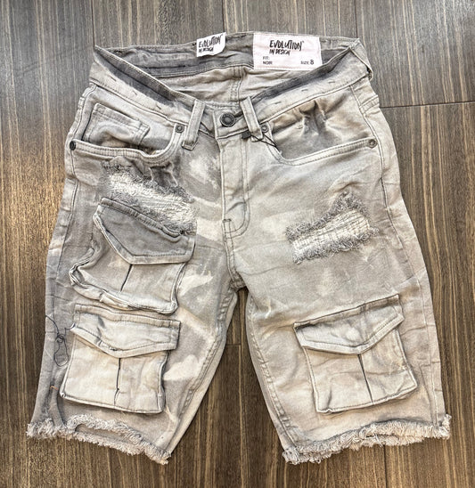 Evo Kids Cargo Jean Shorts