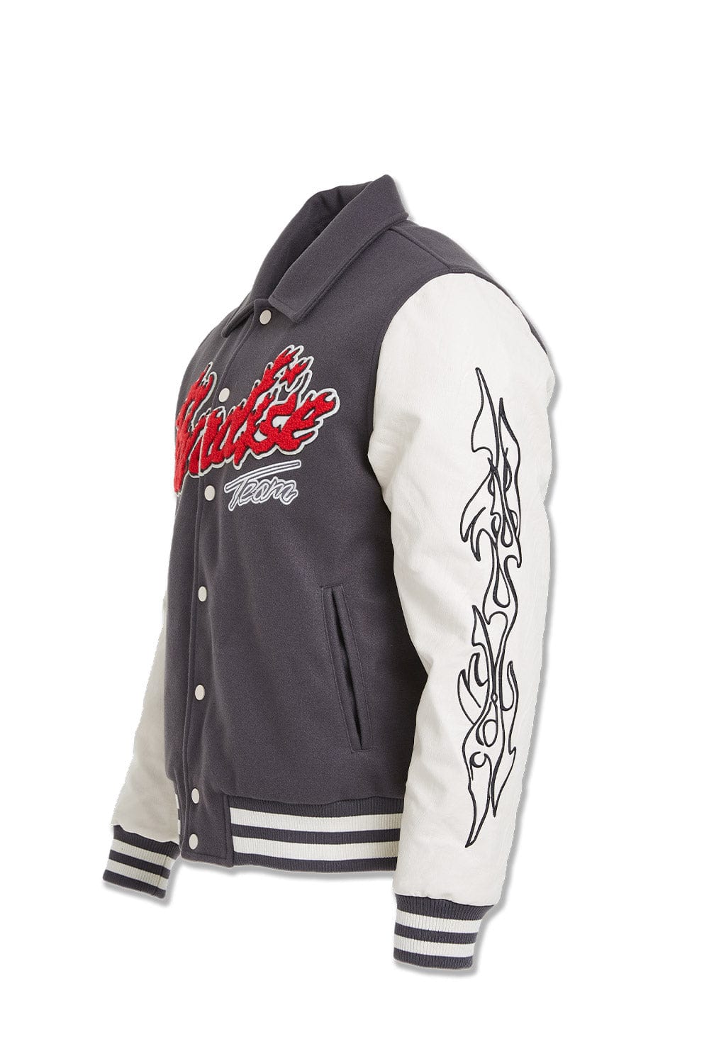 Paradise Team Varsity Jacket Gray