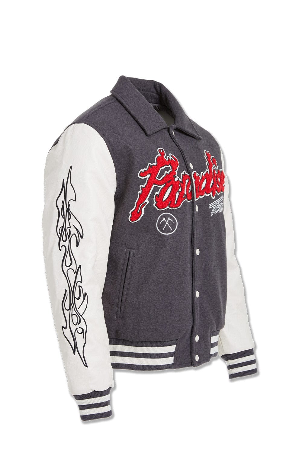 Paradise Team Varsity Jacket Gray