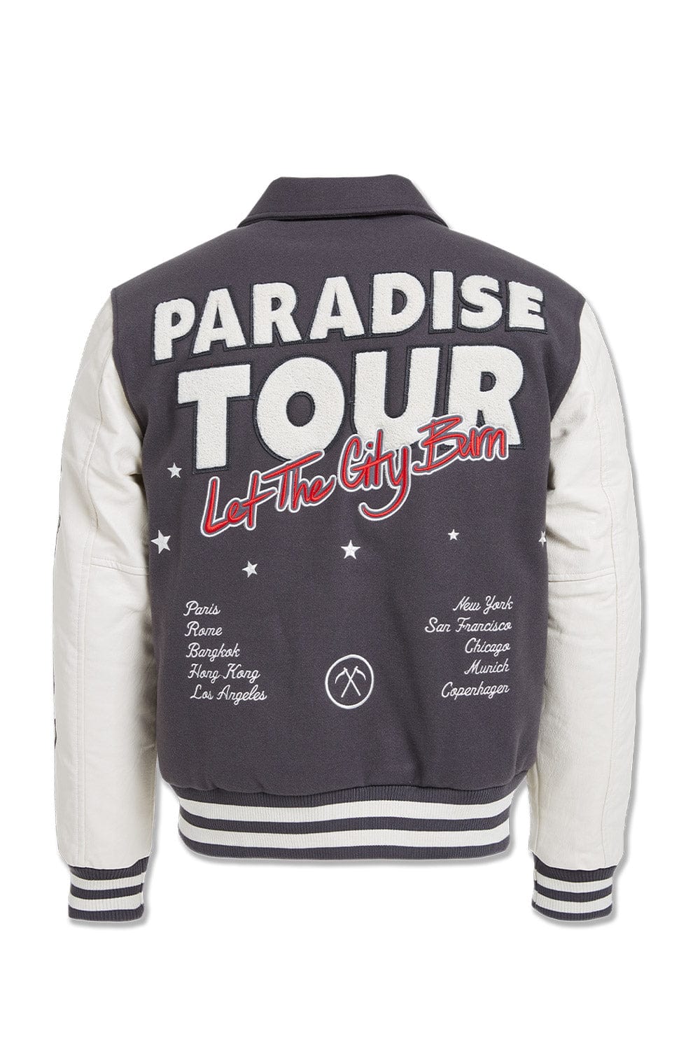 Paradise Team Varsity Jacket Gray