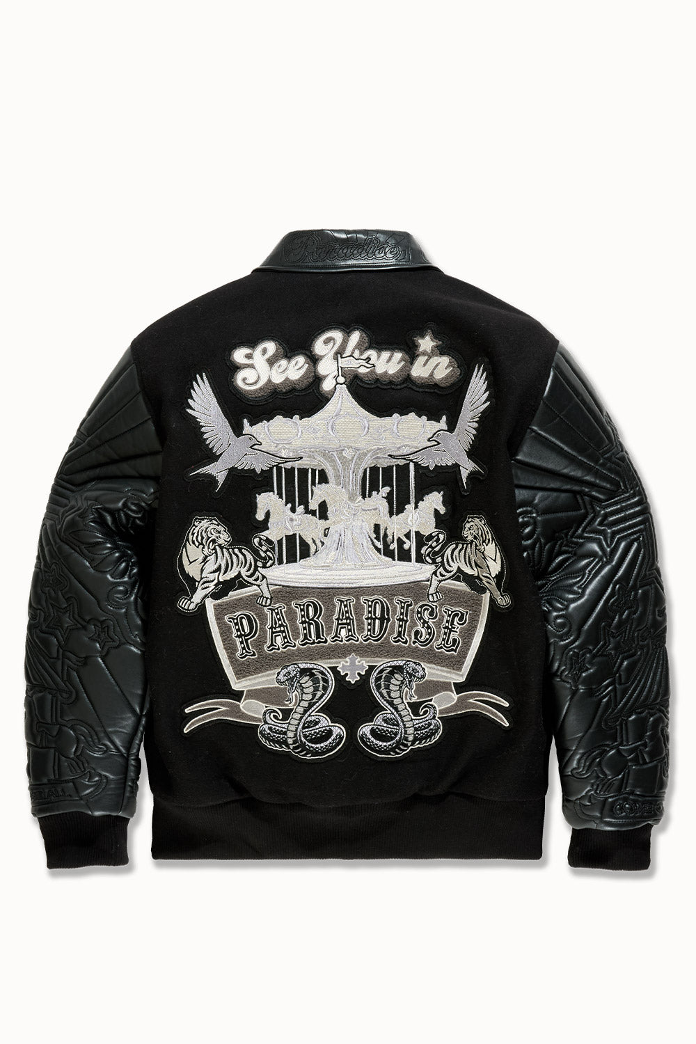 SYIP Noir Varsity Jacket