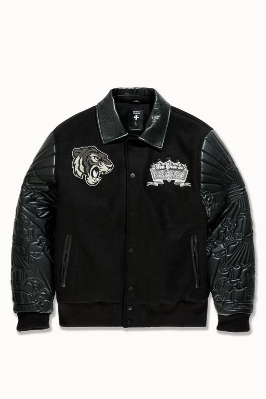SYIP Noir Varsity Jacket