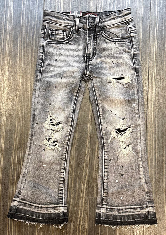 Dcity Grey Stacked Jeans