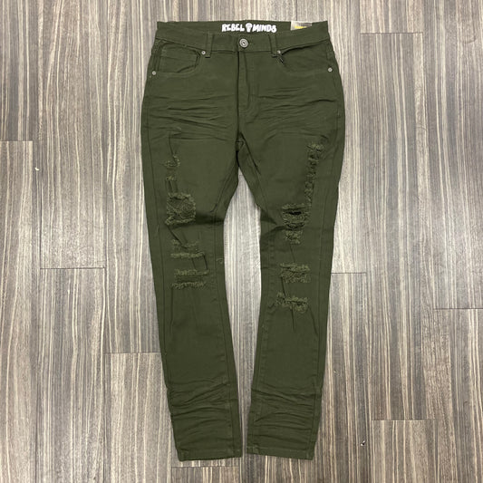Basic Twill Jeans/Olive