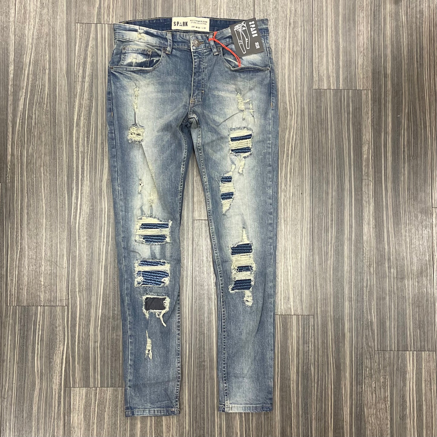 Spark Ripped Vintage Jeans