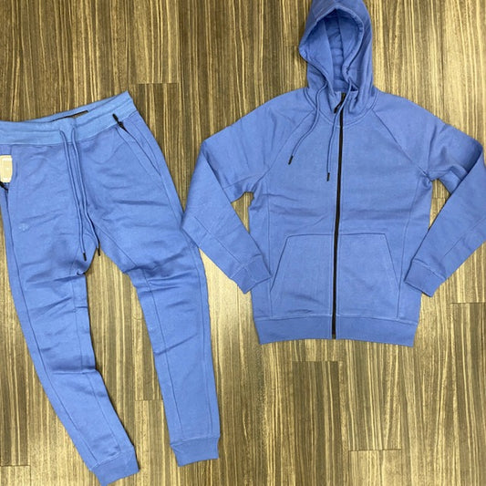 JC Blue Fleece Jogger Set