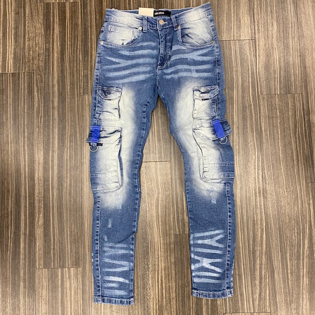 Blue Side Pocket Jeans