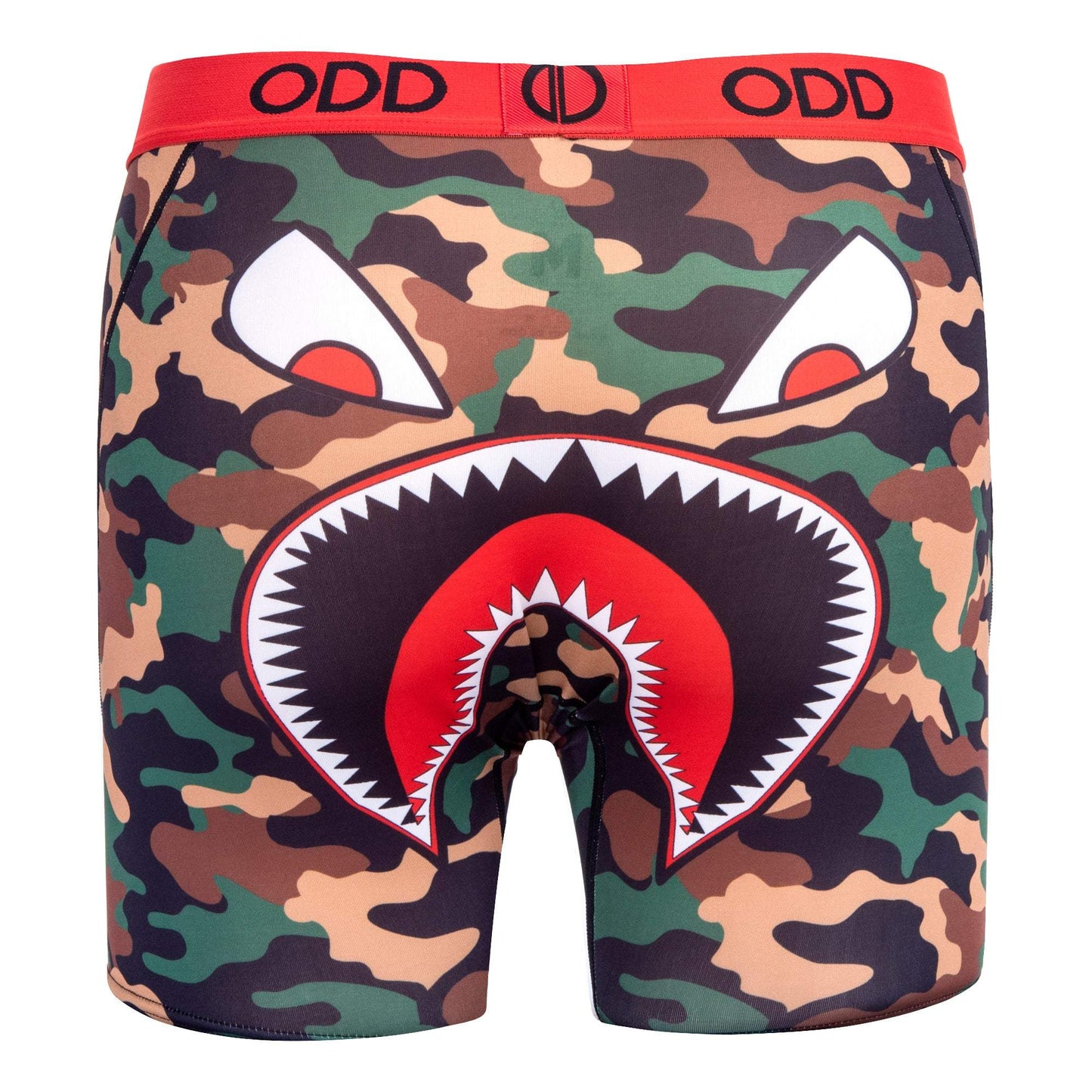 Camo Shark Mouth Boxer Briefs