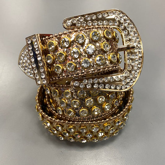 RR Gold Rhinestone Belt