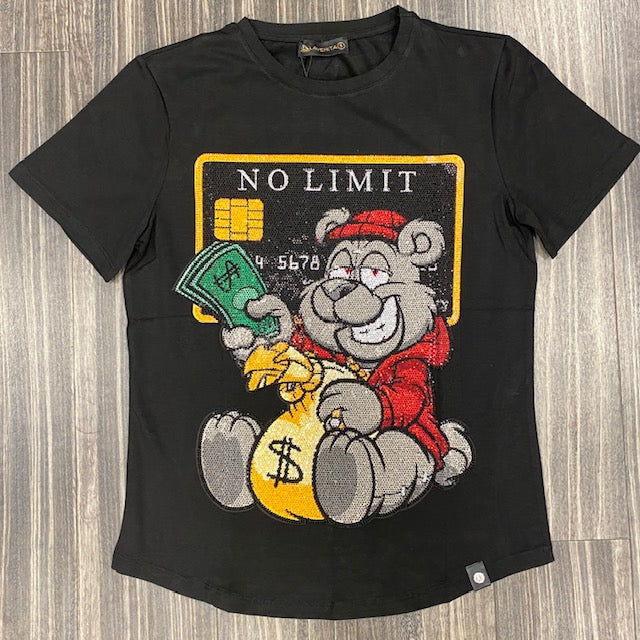 No Limit Card T-Shirt Black