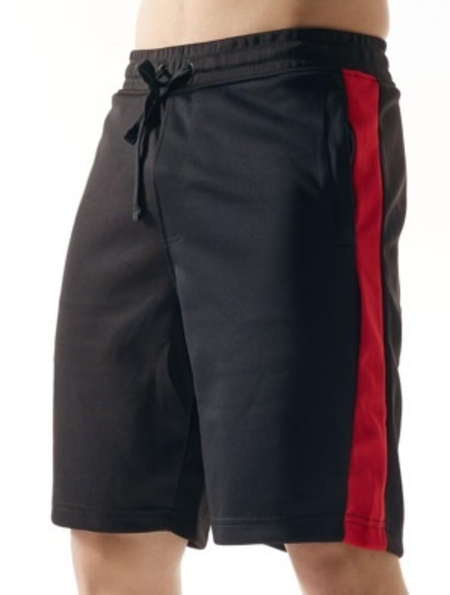 Track Shorts Black & red